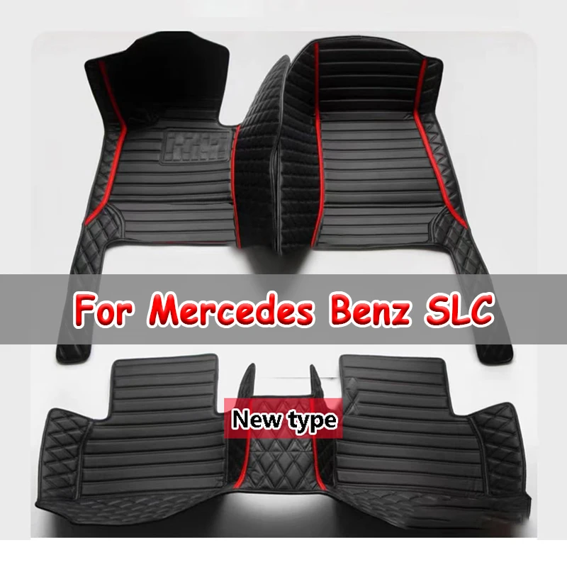 

Custom Car Floor Mats For Mercedes Benz SLC 2016-2022 Auto Carpets Foot Coche Accessorie