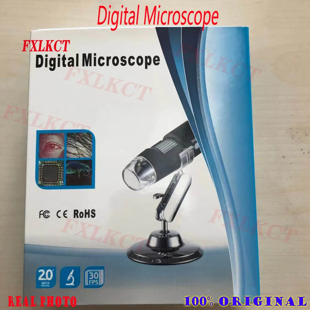 Portable Electronic Microscope for Soldering, Digital Camera, LED Magnifier, 3in 1, Type-C USB, 1600X, Repair