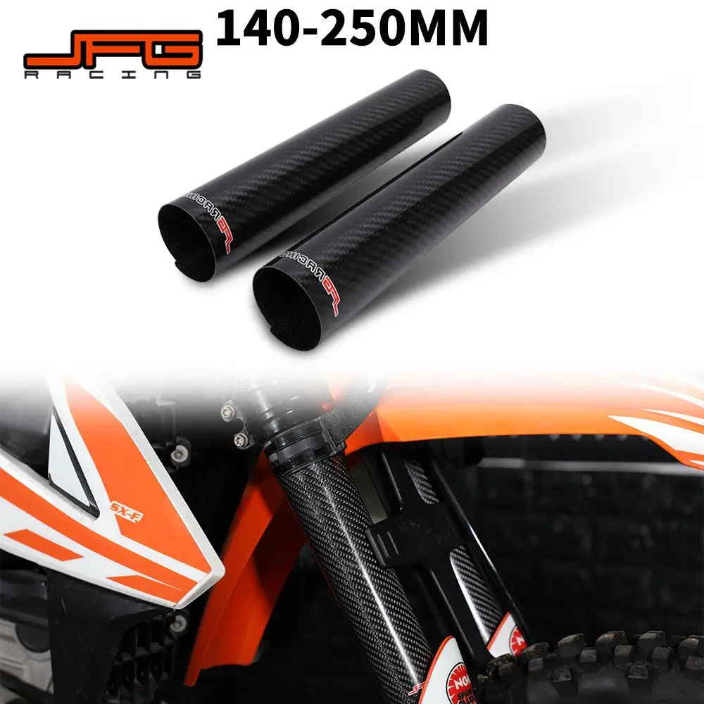 Motocyklowa osłona przedniego widelca z włókna węglowego 140-260 mm do KTM EXC SX SXF XC XCF XCW 125 250 350 450 530