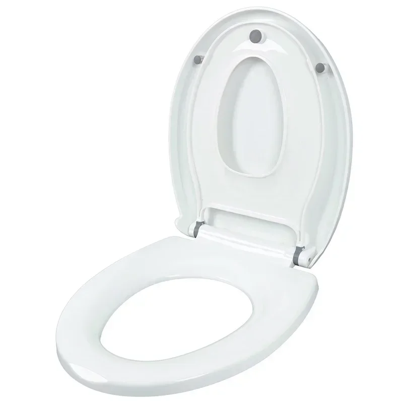 Portable Travel Double Layer Toilet Seat-PP Material Slow-Close Child Potty Cover Prevent Falling Training Lid for Adults & Kids
