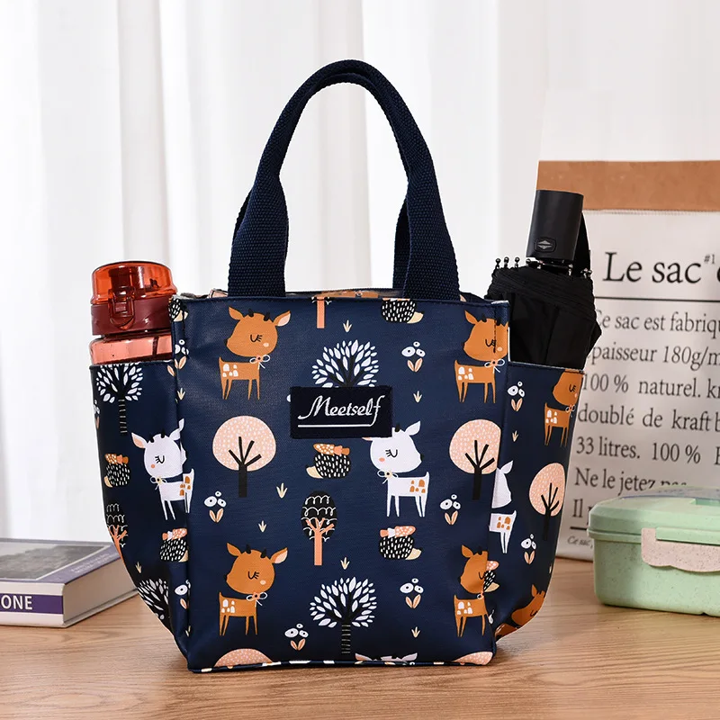 

Hand-held bento bag, rice box bag, waterproof with rice container, lunch bag pocket, hand-held office worker