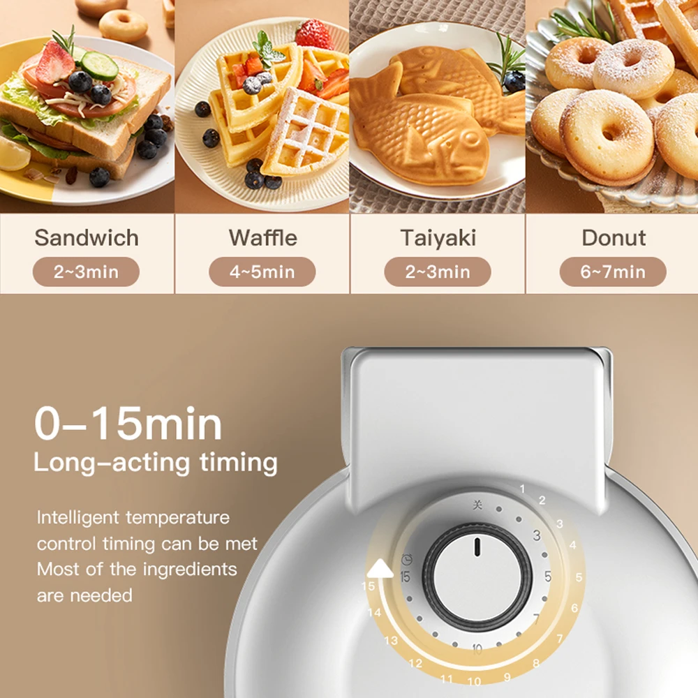 Hong Kong Electric Egg Bubble Waffle Maker Aberdeen Omelet Machine Oven Eggettes Puff Bread Cake Iron Eggs Roll Cone Baking Pan