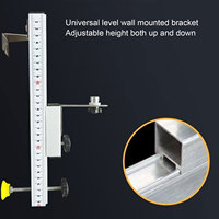 Hanging Level Wall Mount with Clear Scale Adjustable Level Wall Lifting Bracket Support Rod 31cm Wall Level Bracket