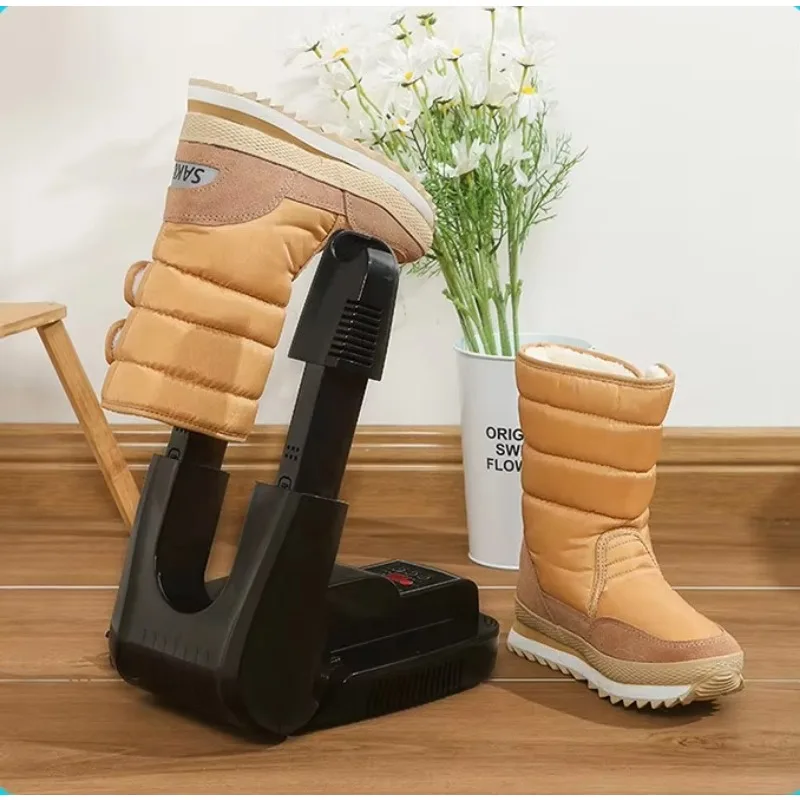 Portable Shoe Dryer With Timer Intelligent Shoe Dryer Foldable and Retractable Electric Dryer for Boots Sanitizing and Deodorize