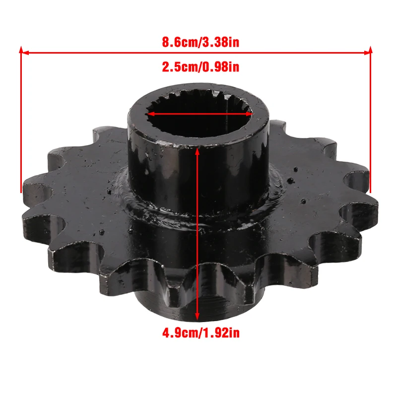 GY6 small flywheel 530 15T 16T transmission gear suitable for ATV beach bike kart accessories