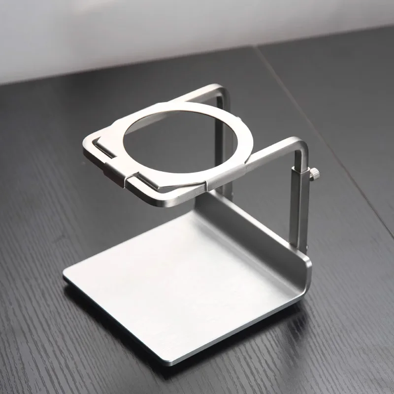

Adjustable 304 Stainl Steel Coffee Dripper Stand Silver Four-Legged Anti-Slip Hand-Poured Coffee Support Braet