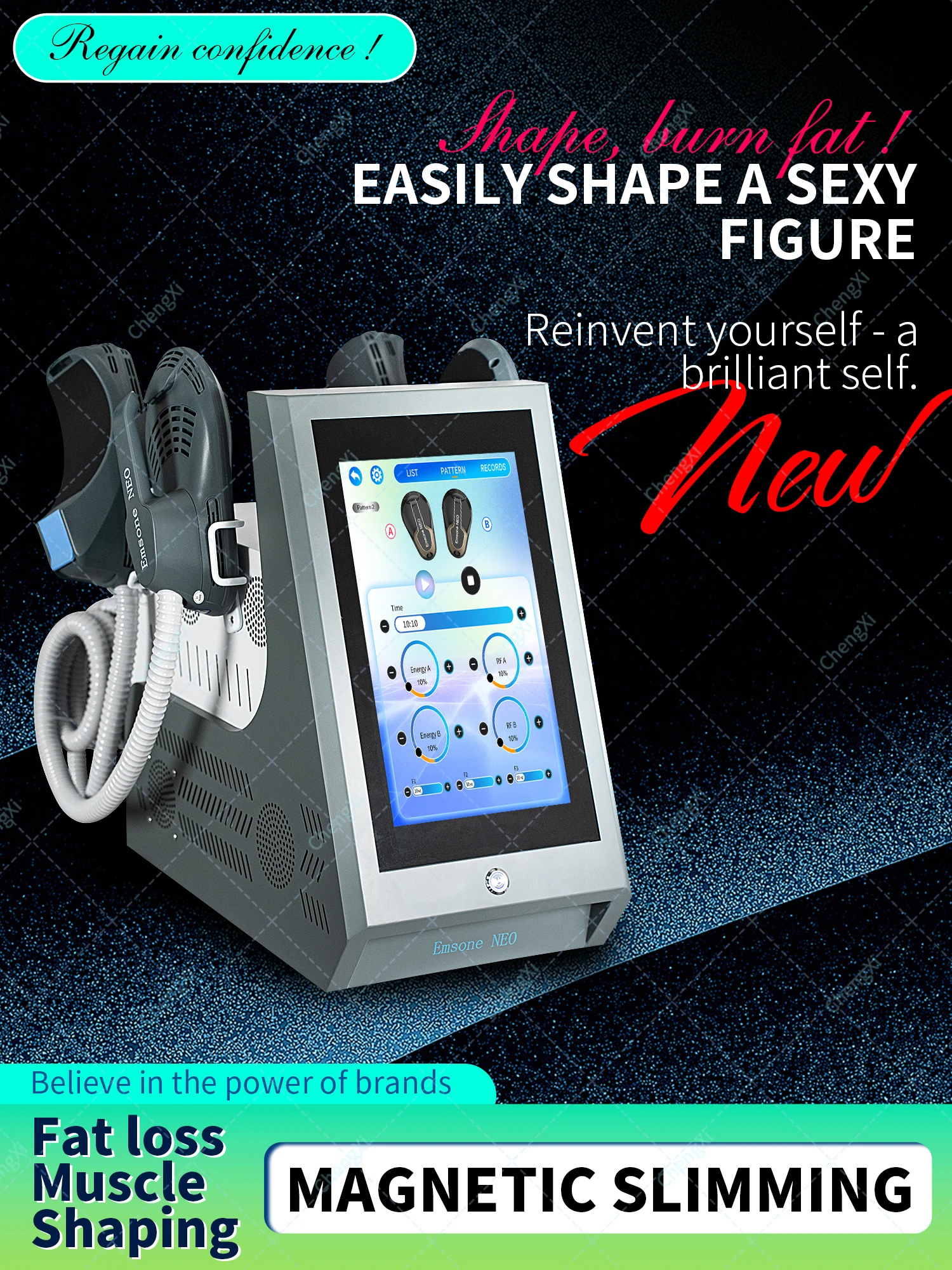 

Professional Emsone NEO Muscle Build System Body Shape and Slimming Beauty Machine Skin Tightening Lifting Beauty Machine