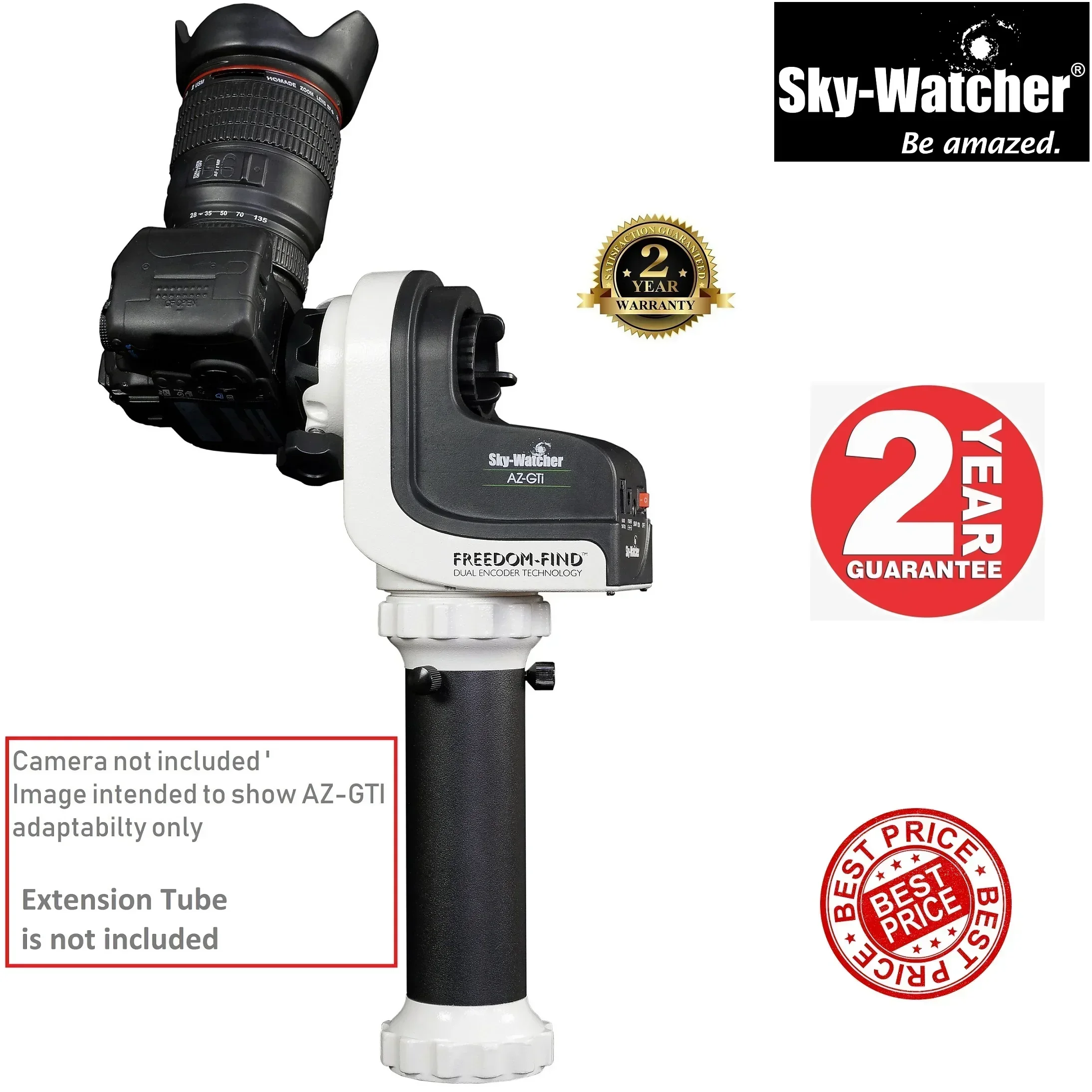 Sky-Watcher AZ-GTI WI-FI GO-TO ALT-Azimuth Mount Head مع وضع نطاقين للتركيب الاستوائي
