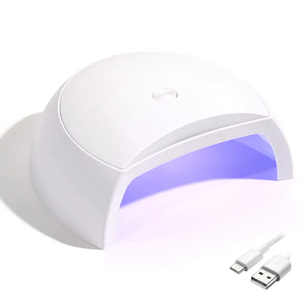 Portable Mini UV LED Nail Lamp Light Curing Dryer For Gel Polish Machine Professional Manicure Tool Fast Drying Kit