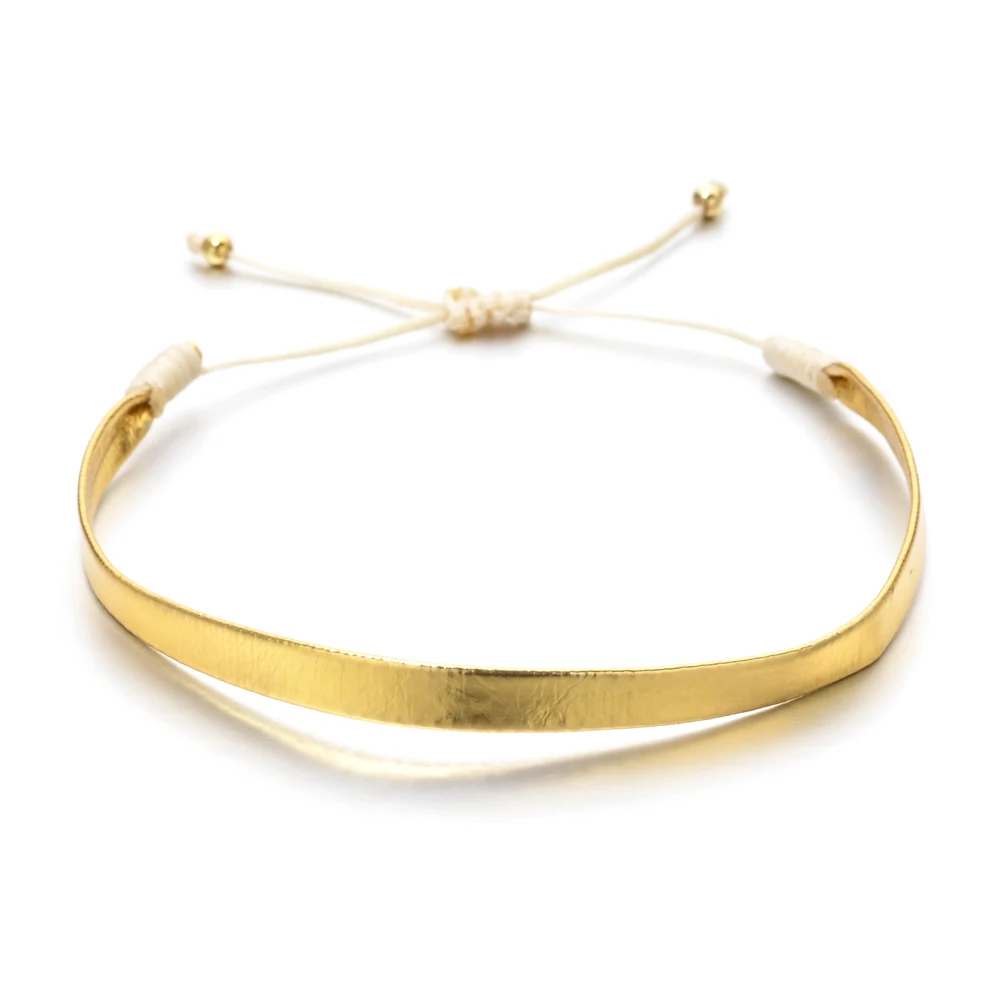 ZMZY Gold Color Leather Wrap Bracelet Colombia Jewelry Handmade Braided Bracelets For Women Gift Pulseras