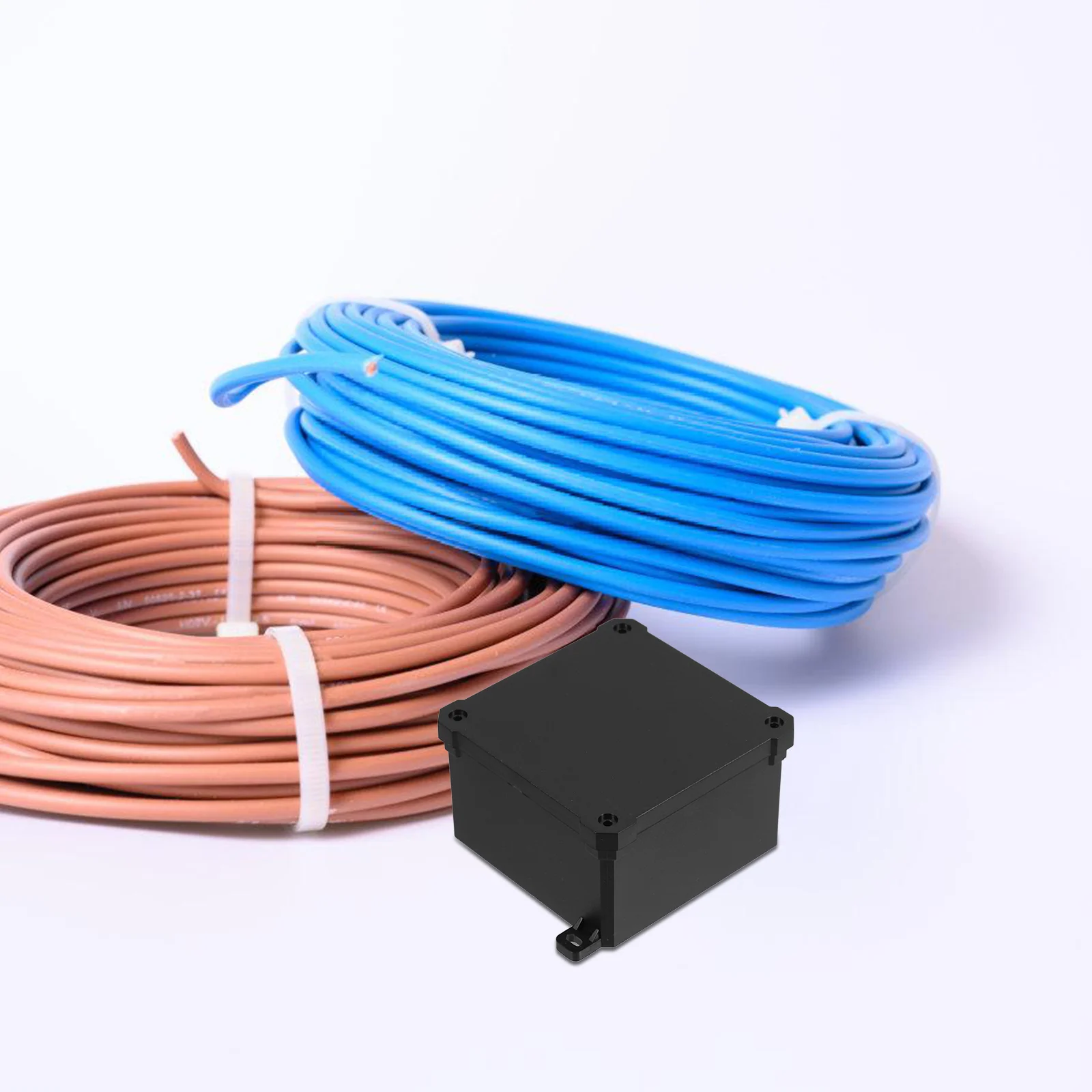 Waterproof Junction Box Reliable Long-term Use Weatherproof Enclosure Boxes Electrical Quick Installation Black Plastic IP