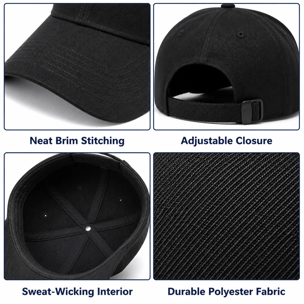 DIY customizable baseball caps available for wholesale, stylish hard-top caps, solid color duckbill caps with logo printing