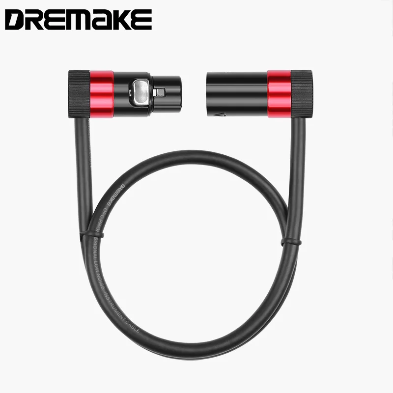 

3-Pin XLR Connector Cable 100 ° Rotatable Plug Professional Audio Cable Male to Female with Microphone Mixer Connecting Speaker