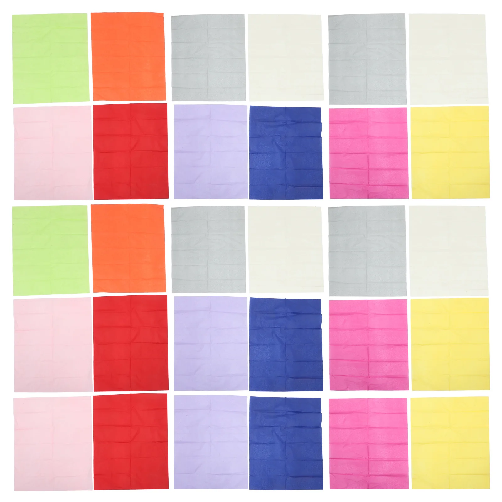 

100Pcs Colored Tissue Paper Sheets Bulk Origami Paper Floral Bouquet Liner Craft Wrapping Packaging Gift Origami Sheets