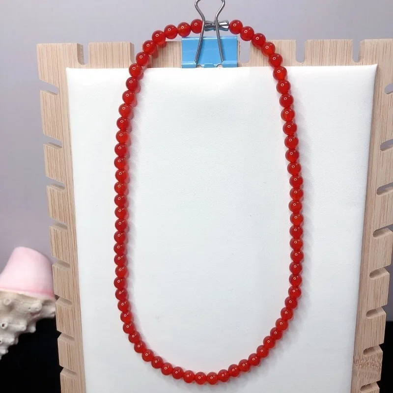 

Ожерелье из натурального агата, классические компактные и универсальные украшения