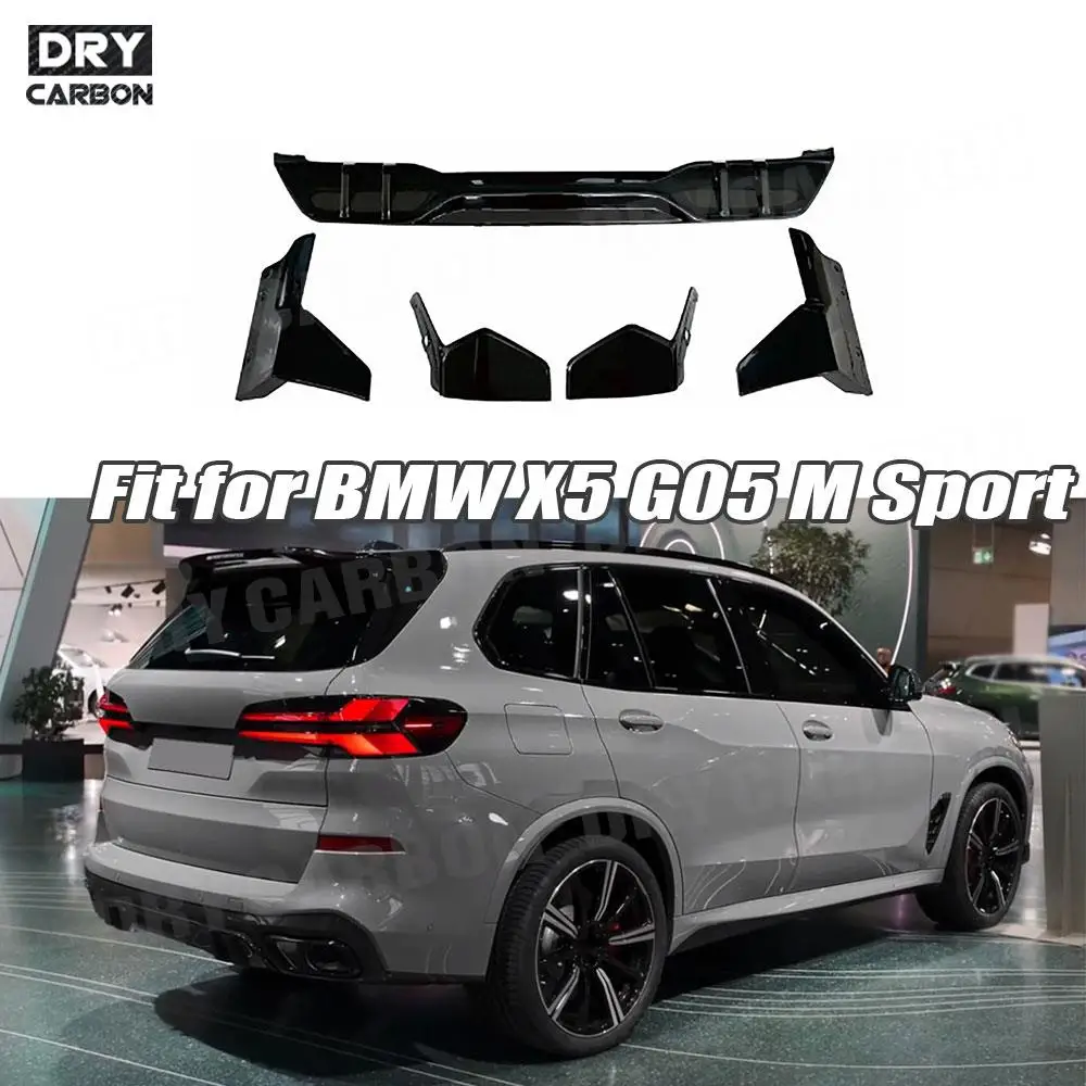 

for BMW X5 G05 M Sport 2019+ Front Bumper Side Splitter Spoiler Aprons Rear Diffuser Guard Body Kits Cupwings Flaps Accessories