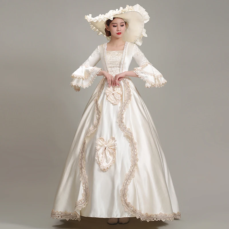 

Бальное платье по индивидуальному заказу, средневековые платья Мари, платья цвета шампанского, Ренессанс, викторианские платья для выпускного вечера, маскарад, театральный парад