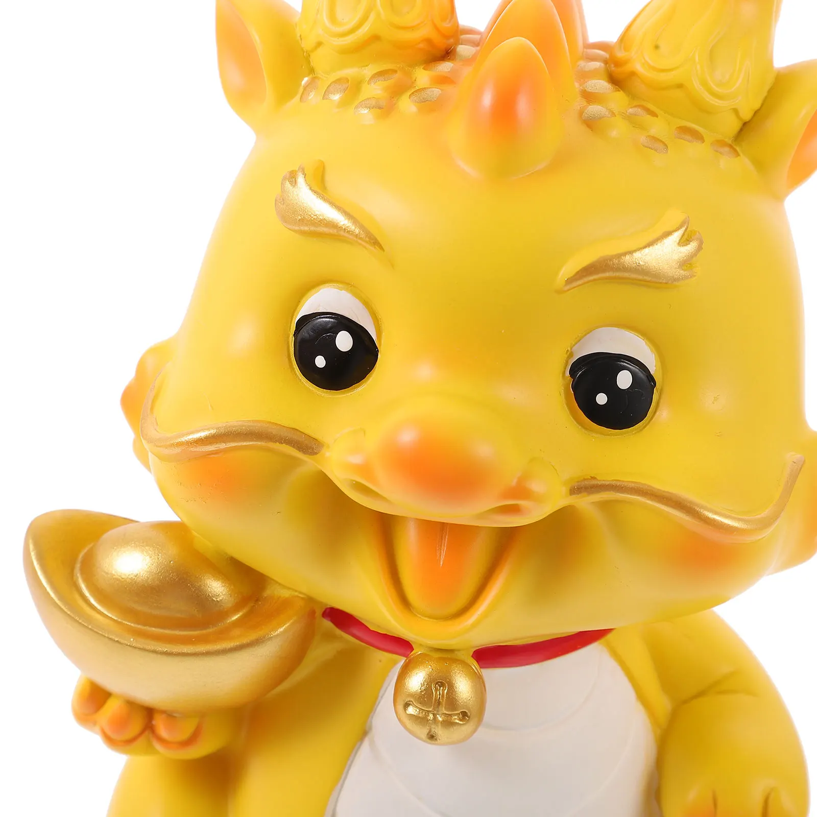 

Cute Cartoon Dragon Piggy Bank Resin Zodiac Year Gift Desktop Decorative Money Storage Box Coin Jar For New Year Kids