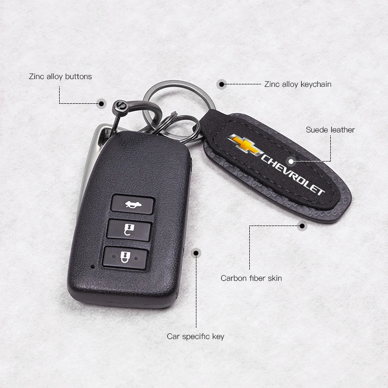 جلد الغزال سيارة مفتاح سلسلة كيرينغ قلادة سيارة الداخلية لشروليه سبارك كابتيفا كروز المقتفي أبيكا Nubira أفيو ماتيز أونيكس