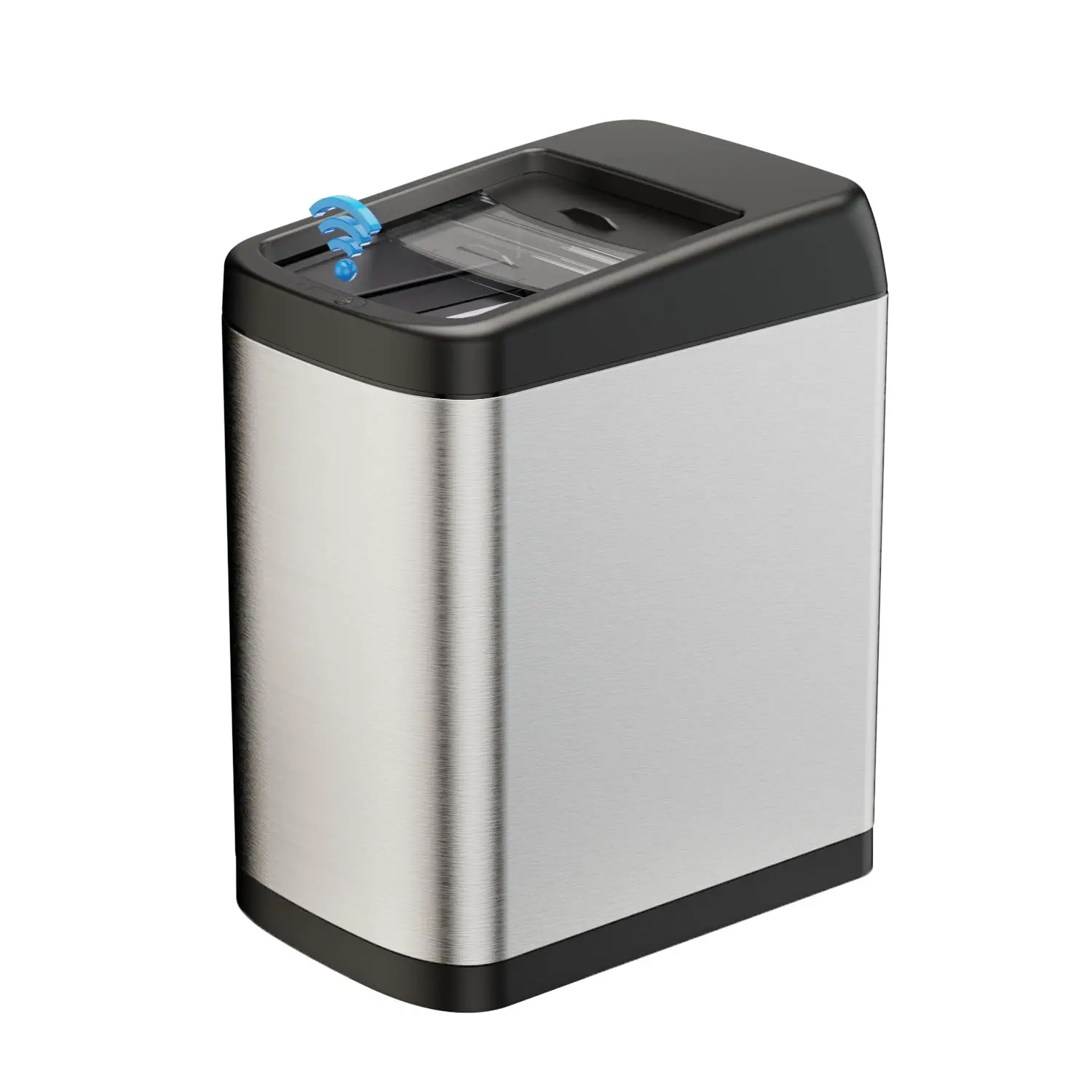 

Garbage Can Motion Sensor Trash Can 13 Gallon for Kitchen with Roll Up Lid, Automatic Touchless High-Capacity Waste, Customized