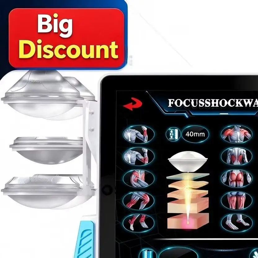 Focused Shockwave Therapy Machine Extracorporeal Focus Shock Wave Device Relieve Pain Stimulate Tissue Growth A63 Body Massager