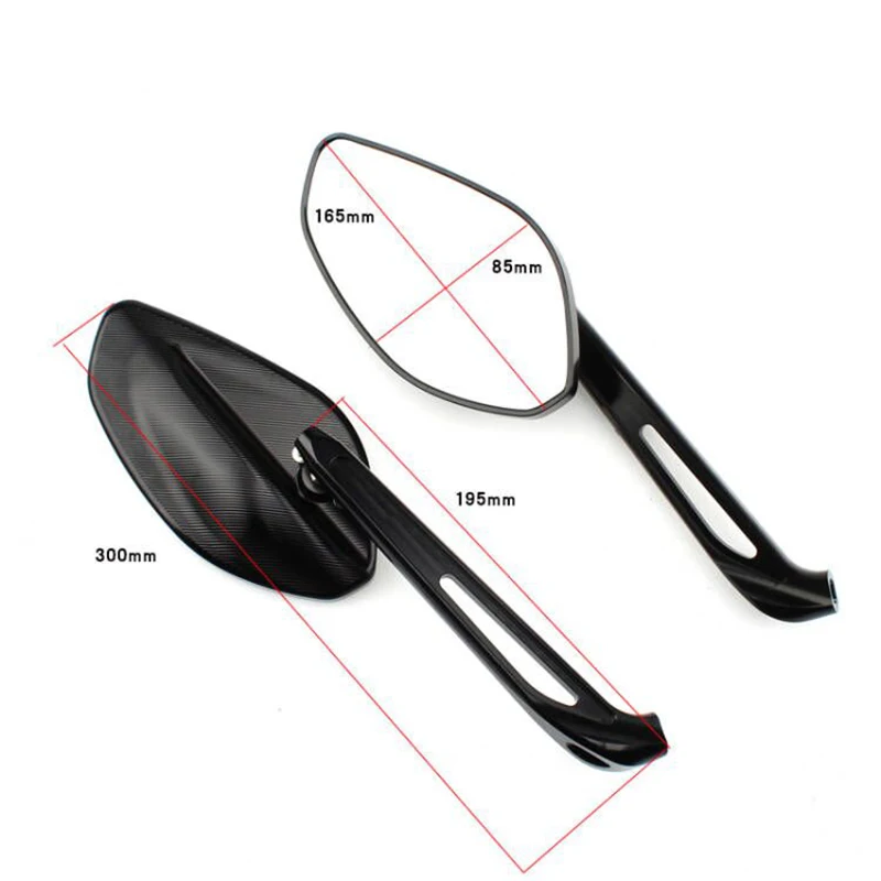 Motorcycle Rearview Side Mirror Mirrors For Ducati Diavel Carbon 2014-2017 Monster 1200 R XDiavel 2016-2019 1200 FL 2008