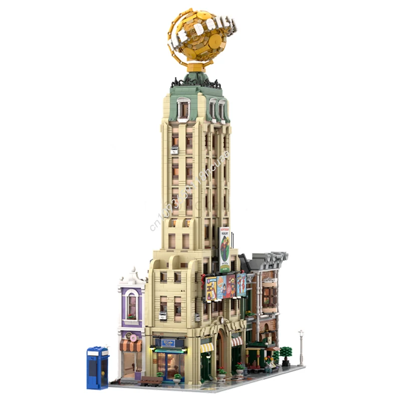 7376PCS MOC Personalizzato Edificio Modulare Quotidiano Pianeta Street View Modello Building Block Fai Da Te Creativo Mattoni Educativi Giocattoli Regalo Del Capretto