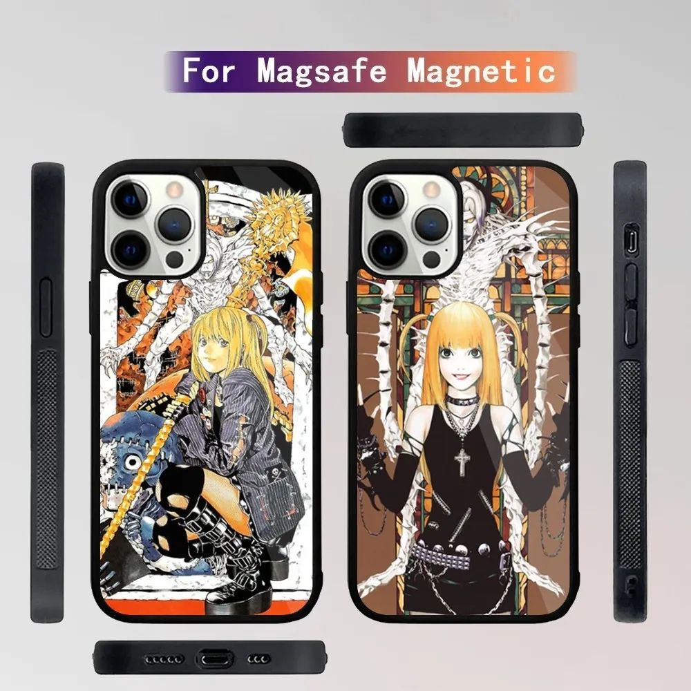 Amane D-Death Misa Note-S  Phone Case For iPhone 15,14,13,12,11,Plus,Pro,Max Mini Magsafe Magnetic Wireless Charging