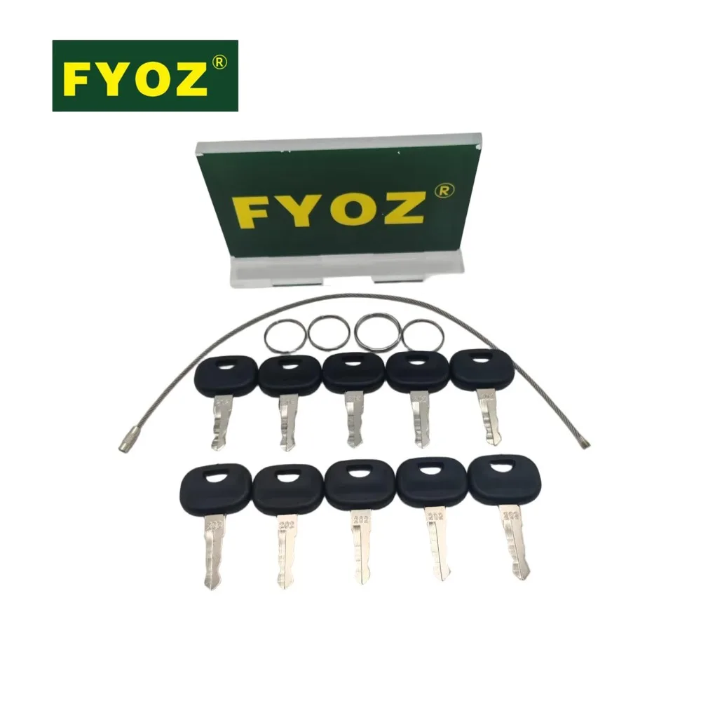 10 шт. ключей зажигания 202 для John Deere 4410 4510 4520 4610 4710 4720 5045D 5045E 5055D