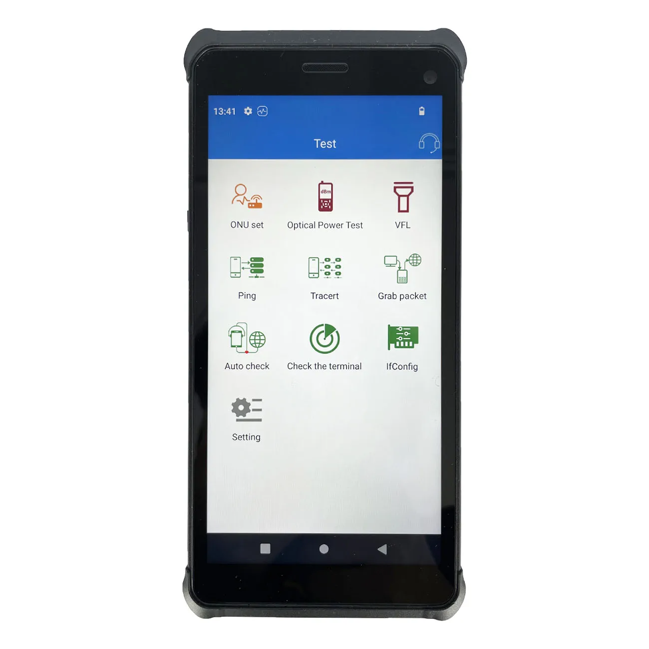 เครื่องทดสอบโทรคมนาคม S357 5G PDA ทดสอบความเร็ว wifi6 วิเคราะห์สัญญาณ wifi ทดสอบเครื่องวัดพลังงานแสง vfl
