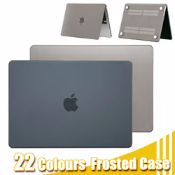 Laptop Case Voor Apple Macbook 11 12 13 15 16 Inch Voor M3 A3113 A3114 Voor A2338 Voor Lucht 13 A2337 A2941 Frosted Beschermhoes