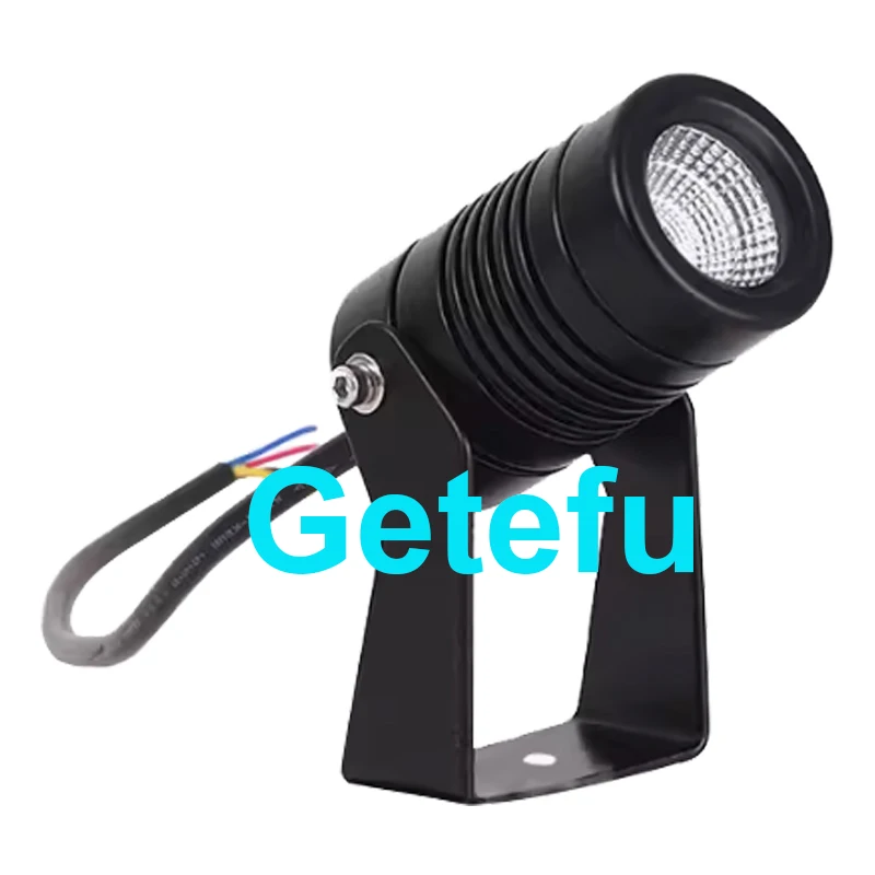 6 Stück LED Cob Garten beleuchtung 7 w10w Outdoor Spike Rasen lampe wasserdichte Beleuchtung LED Licht Gartenweg Scheinwerfer AC110V 220V 12V – Detail 8