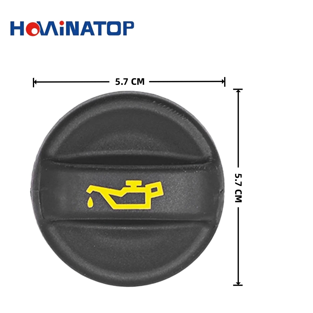 HOWINATOP 11127572848 Engine Oil Filler Cap For BMW MINI R56 F55 F56 2006-2021 OEM Replacement