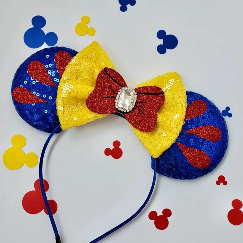 Princess Snow White Hairbands Women Poisonous Apples Hair Accessories Baby Seven Dwarfs Head Bands Kids Disney Hair Band Girls