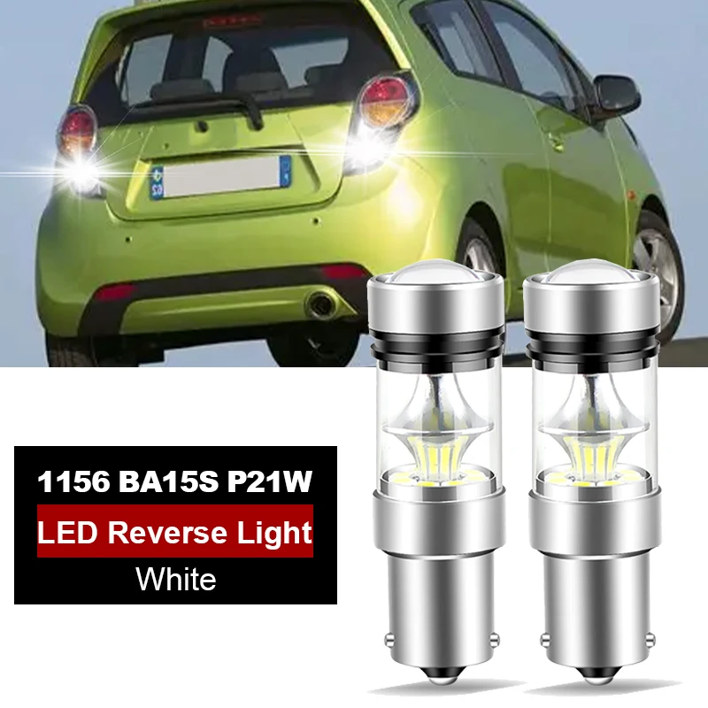 2PCS Car LED Reverse Light 1156 BA15S P21W For Chevrolet TAveo Trailaer Evanda Kalos Lacetti Matiz Nubira Orlando Rezzo Astro