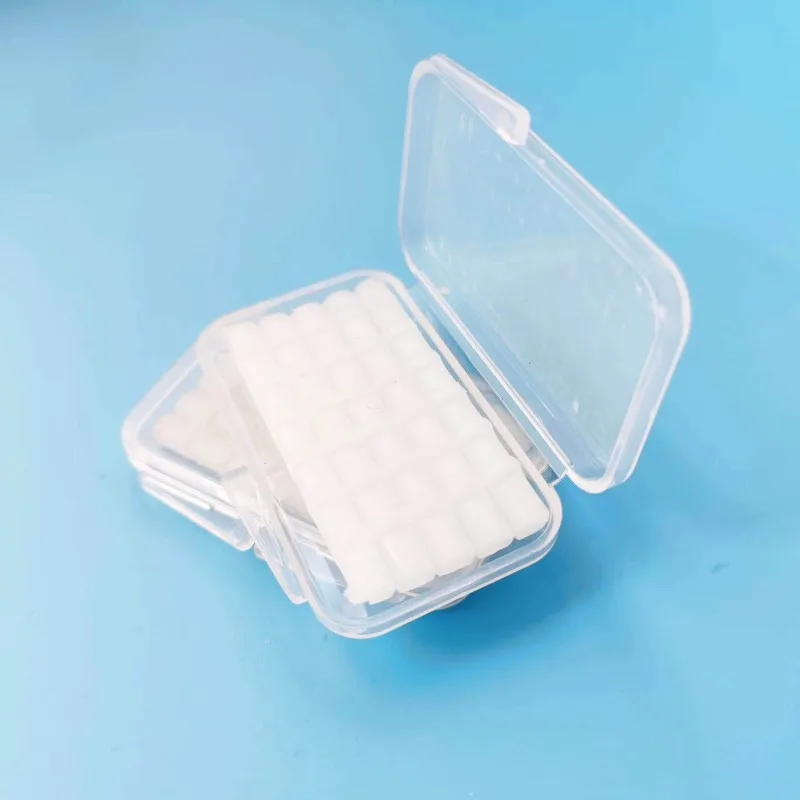 

80 коробок стоматологического ортодонтического рельефного воска для облегчения кронштейна пациента, защита от раздражения губ и десен