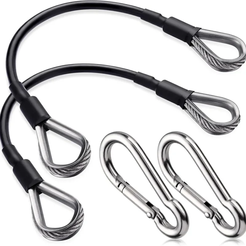 Extensión de Cable de gimnasio de 25cm, Compatible con Bowflex, accesorios de gimnasio en casa para LAT/Tricep, máquina de extensiones de piernas y tirar hacia abajo, 1 ud.