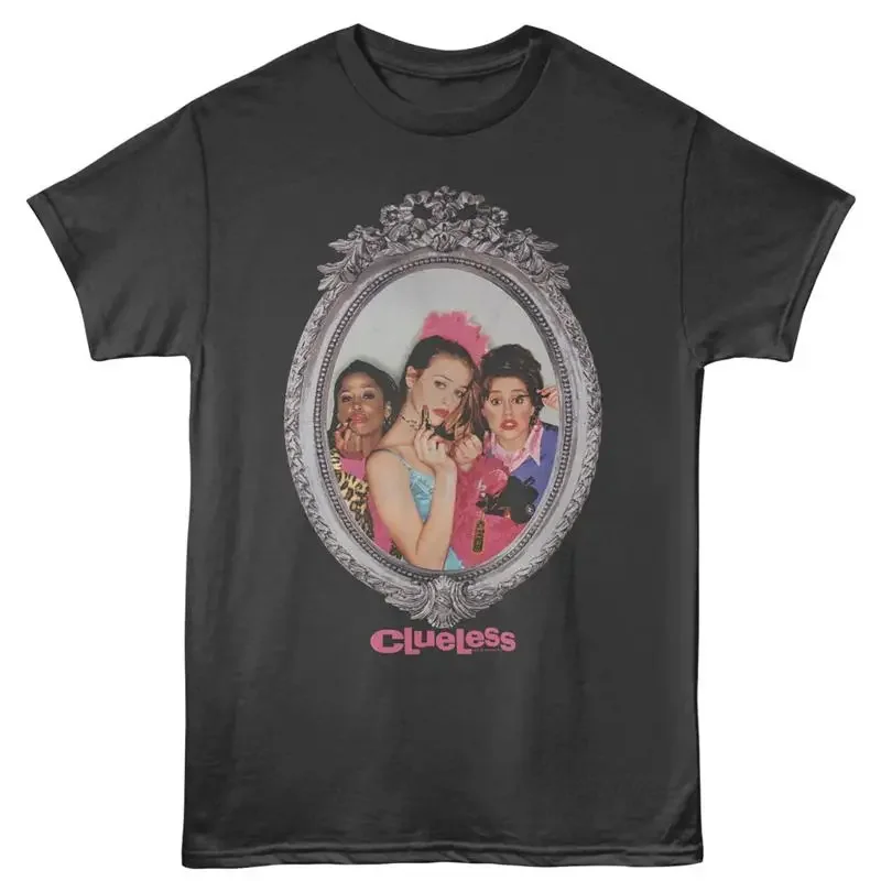 Camiseta para hombre con espejo enmarcado y maquillaje de Cher Dionne Tai de la película Clueless