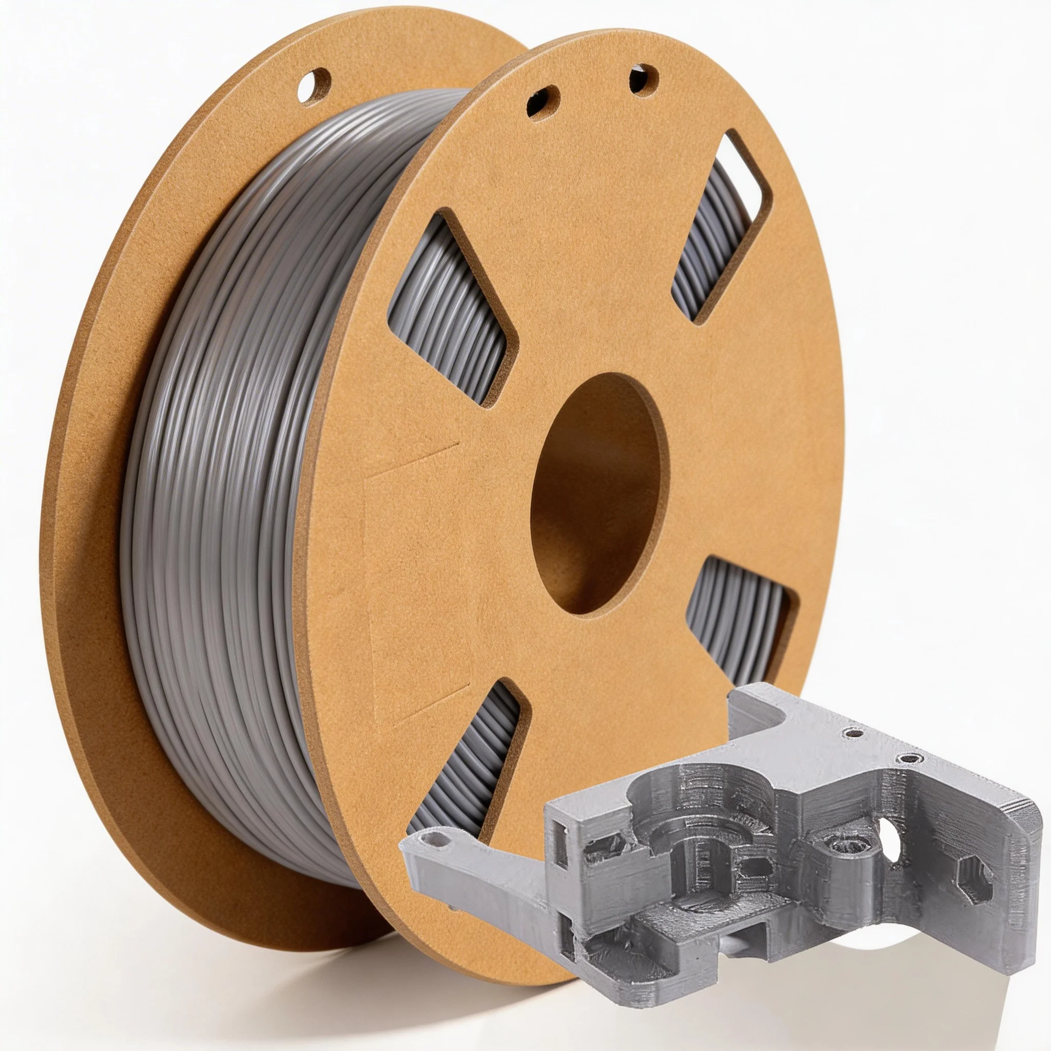 

PLA Plus Filament 1.75mm Black 1KG,Neatly Wound 3D Printer Filament 1.75mm,PLA+,Dimensional Accuracy +/- 0.02 mm,1kg,Gray