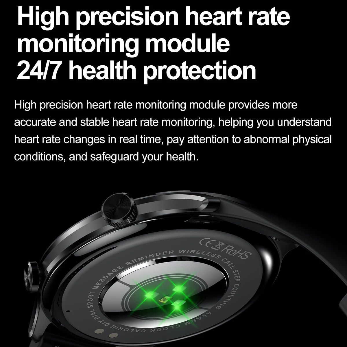 헬스 스마트워치 여성 남성 방수 블루투스 통화 스마트워치 NFC 24시간 심박수 모니터 1.75인치 AMOLED 스크린 음악 스포츠