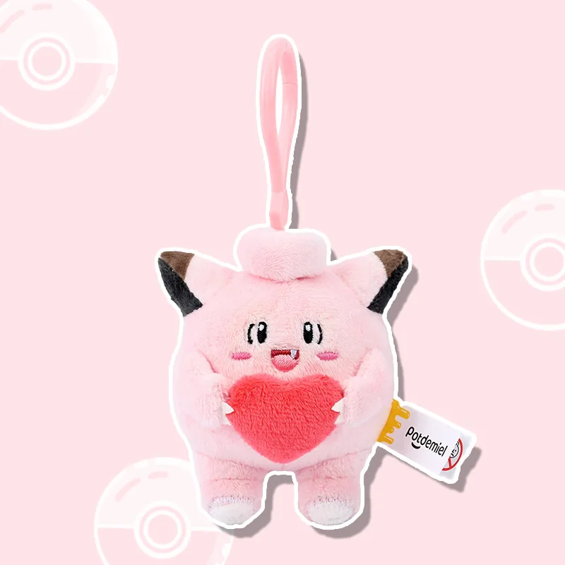 Pokemon Jigglypuff Charmander Gengar Squirtle Mimikyu Kawaii Plüsch Stofftier Schlüsselbund Rucksack Anhänger Schlüsselanhänger Geburtstagsgeschenke