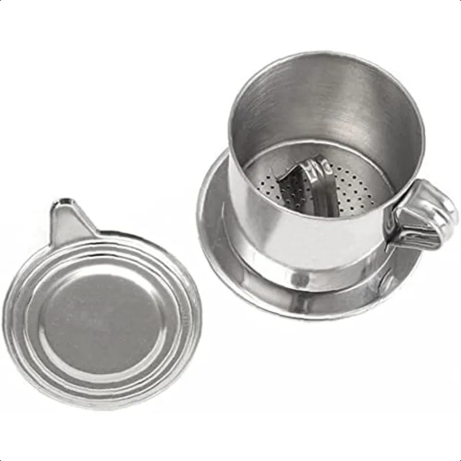

1 Set Vietnamese Coffee Filter Stainl Steel Coffee Pot Drip Infuse Cup Brewing Teapot No Need Paper Drip Coffee Pot hine Filter