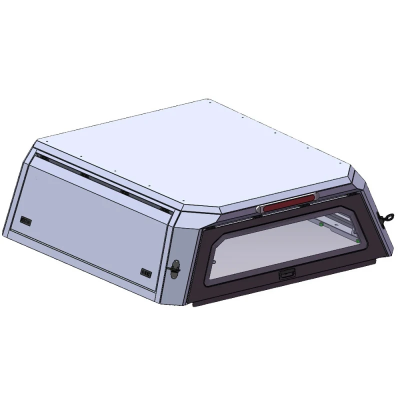 

Heavy-Duty Lockable Weatherproof Pickup Truck High Hard Top Exterior Canopy Cover For Hilux 2009-2026 7th Gen