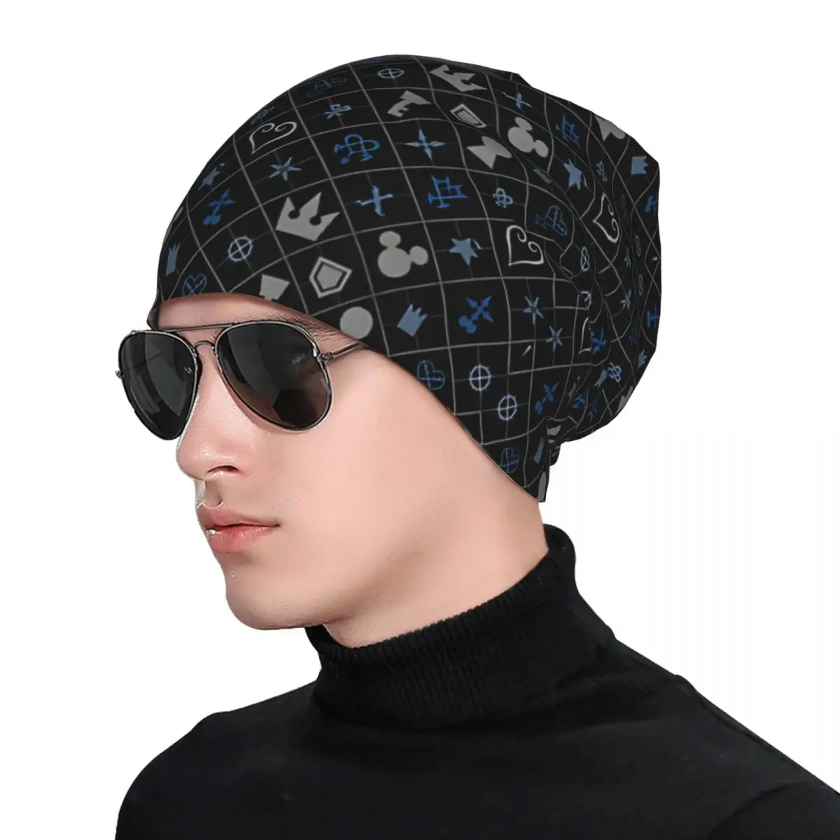 KH Pattern Bandana Neck Cover moto Club Face sciarpa passamontagna multiuso ciclismo Unisex adulto per tutte le stagioni