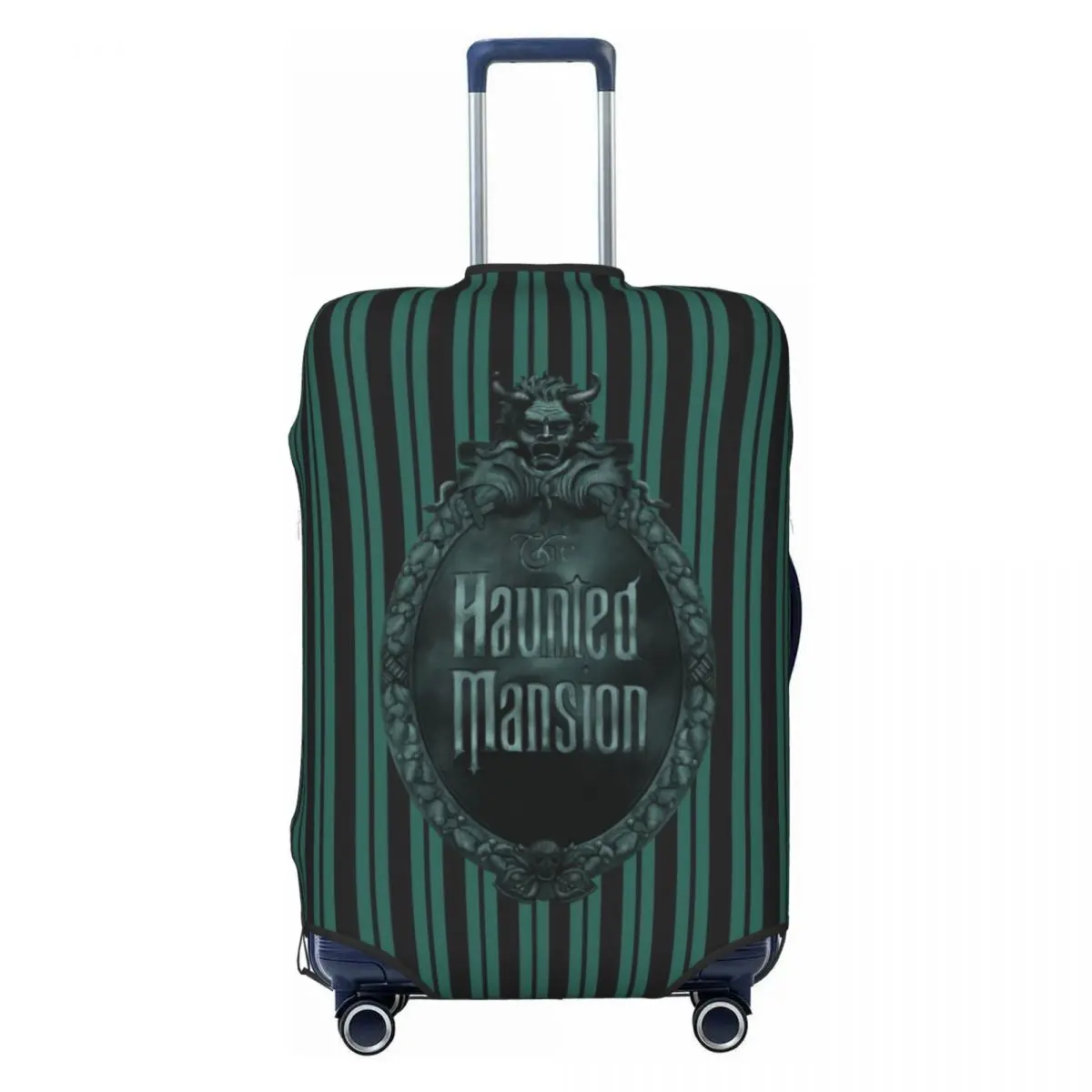

Haunted Mansion Sign Travel Luggage Cover Dust Proof Suitcase Cover Protector Fit 18-32 Inch