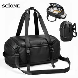 Multifunctional Gym Fitness Shoulder Bag Backpack Handbag Large Capacity Outdoor Travel Handbag Men Sports Training Waterproof