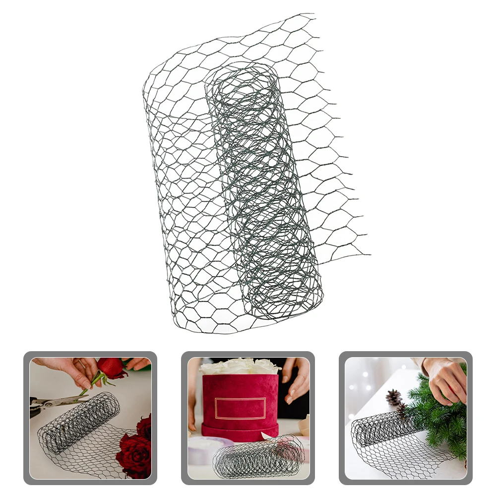 

Garden Fence Craft Chicken Wire Mesh Metal Small Netting Iron for Floral Arrangements Gardening