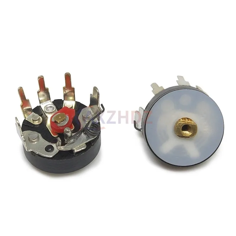 10PCS 10K 50K RV12MM Potentiometer RV12 B503 B103 B10K B50K Power Amplifier Volume Potentiometer With Switch Adjustable Resistor