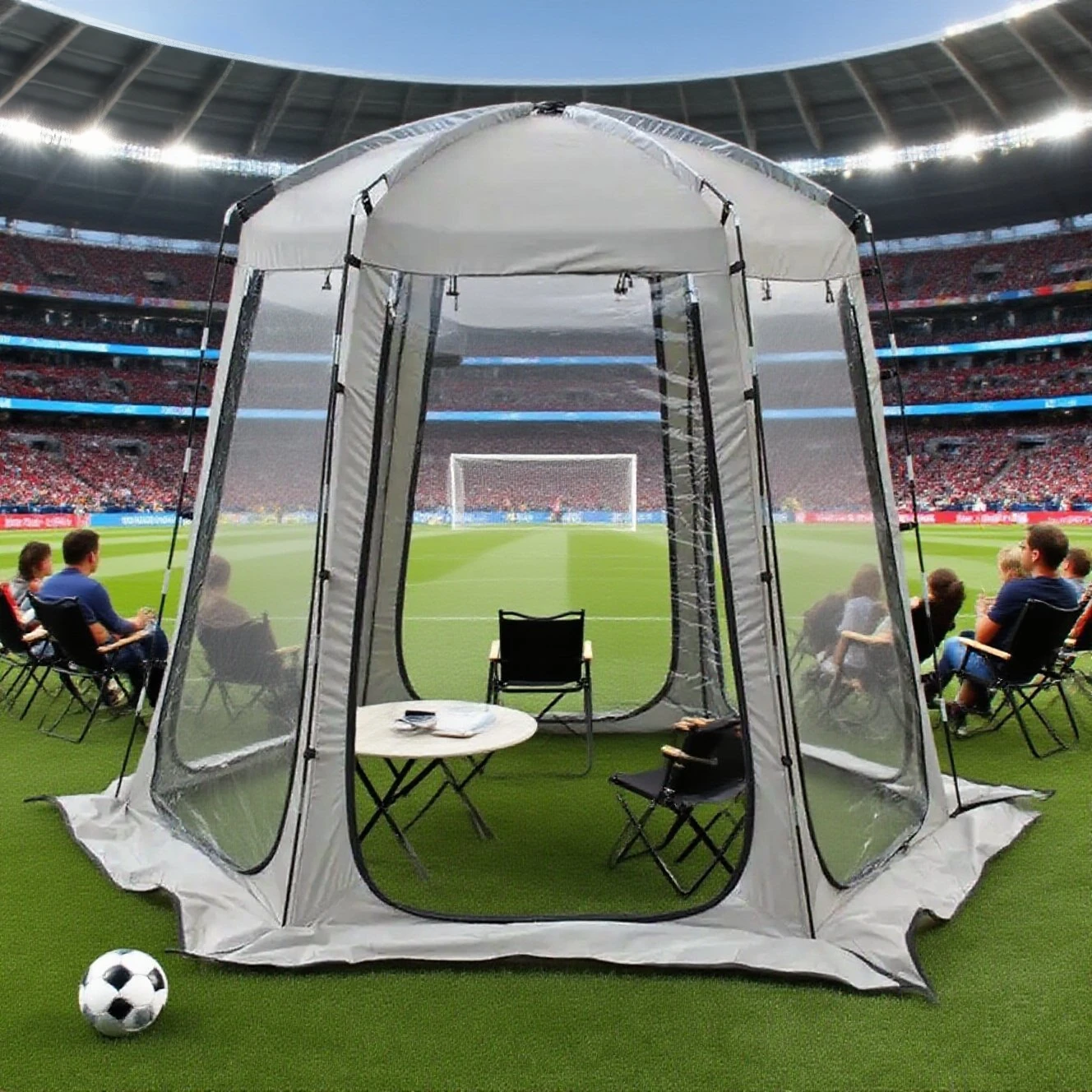 3-4 أشخاص خيمة صيد شتوية خيمة رياضية خيمة مراقبة خارجية شفافة مقاومة للطقس البارد للعائلة والمعجبين #2