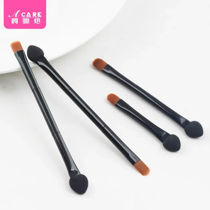 DX01/فرشاة ظلال العيون/رأس مزدوج/B1PQ0-Eye Shadow Stick Sponge برأسين فرشاة مكياج العيون أدوات ماكياج كومبا